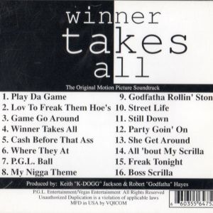 Winner Takes All Original Motion Picture soundtrack Louisville,KY back.jpg