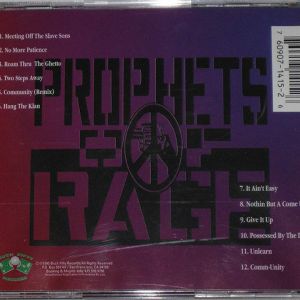 No More Patience by Prophets Of Rage (CD 1995 Buck Fifty Records