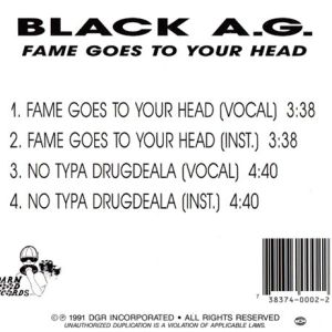 Black A.G. (Darn Good Records, Oz Records, R.J. Records, Ruff Kut