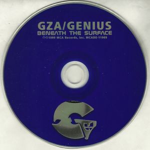 Beneath The Surface by GZA / Genius (CD 1999 MCA Records) in New