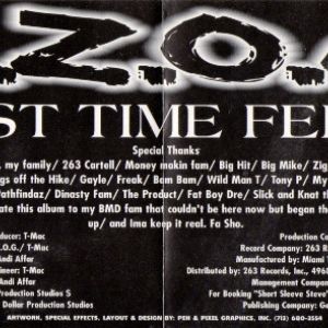 First Time Felon by O.Z.O.G. (CD 1999 263 Records) in North