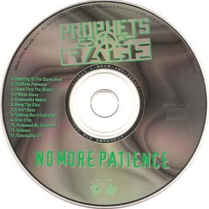 No More Patience by Prophets Of Rage (CD 1995 Buck Fifty Records