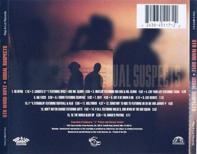 Usual Suspects by 5th Ward Boyz (CD 1997 Rap-A-Lot Records) in Houston ...