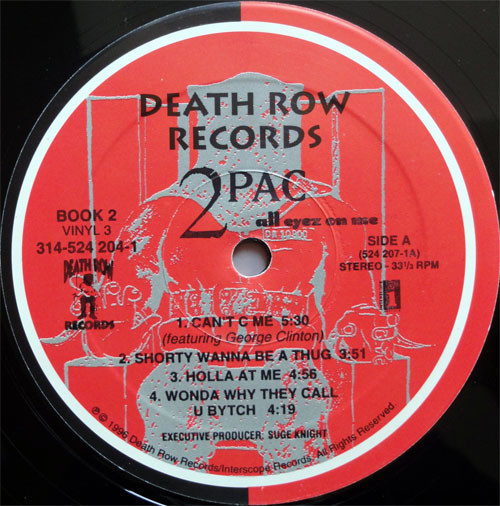 All eyez On Me by 2Pac (LP 1996 Death Row Records) in Los Angeles | Rap ...