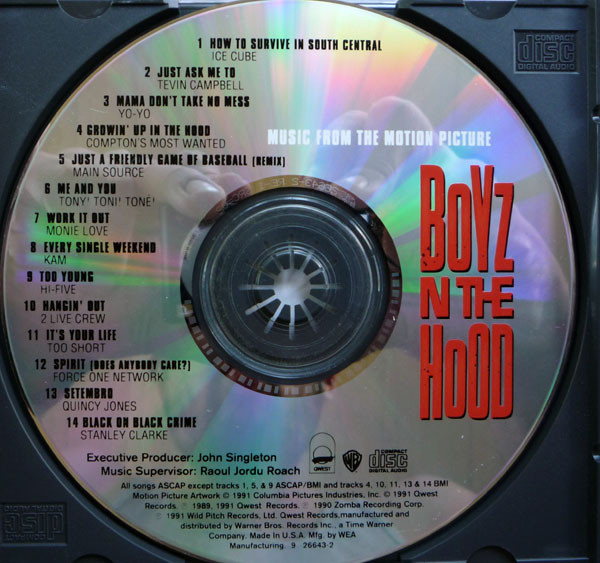 Boyz N The Hood (Music From The Motion Picture) (1991, CD) - Discogs