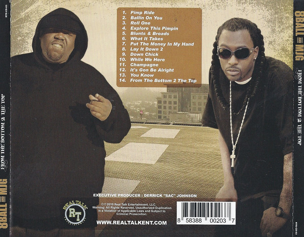 From The Bottom 2 The Top by Eightball & MJG (CD 2010 Real Talk ...