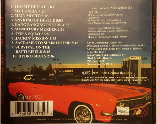 Gang Banging Poetry by Gangsta Dre (CD 1995 Black Market Records) in ...