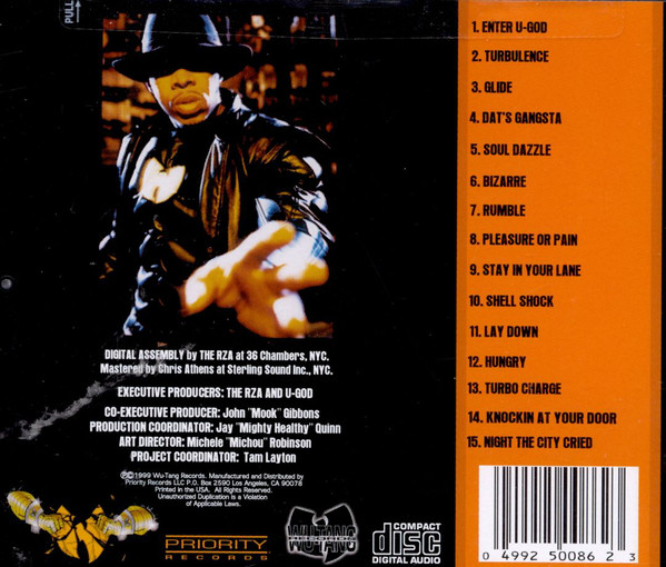 Golden Arms Redemption by U-God (CD 1999 Priority Records) in New York ...