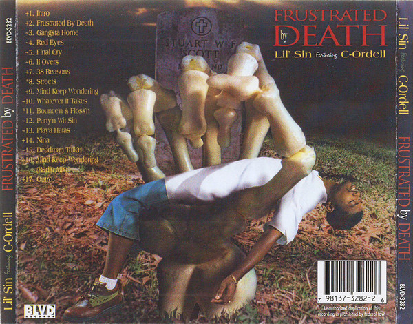 Frustrated By Death by Lil Sin (CD 1996 BLVD Records) in San 