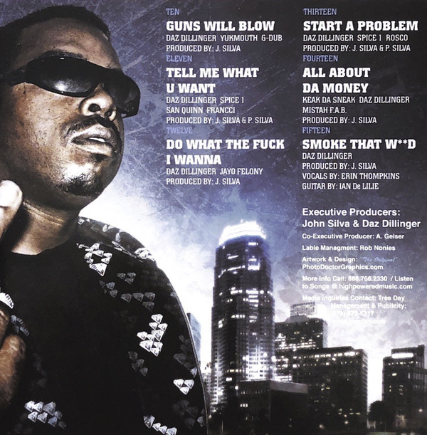 Gangsta Party by Daz Dillinger (CD 2007 High Powered Entertainment) in ...