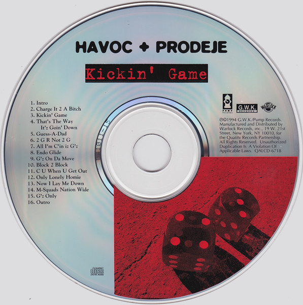 Kickin Game by Havoc & Prodeje (CD 1994 G.W.K. Records) in South