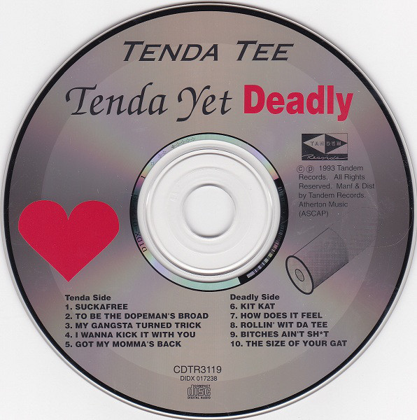 Tenda Yet Deadly by Tenda Tee (CD 1993 Tandem Records) in Oakland